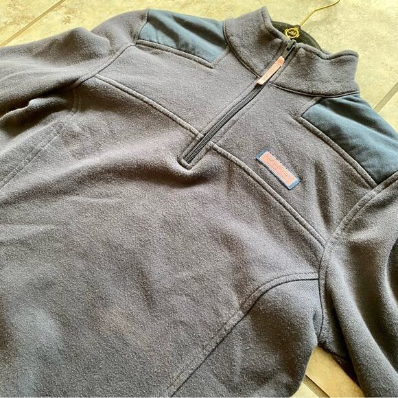 Vineyard Vines Womens Navy Blue Quarter Zip Pullover Sweater Size Small - Picture 7 of 8
